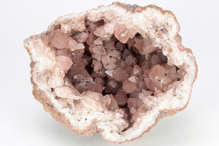 Sparkly, Pink Amethyst Geode (Half) - Argentina #225669